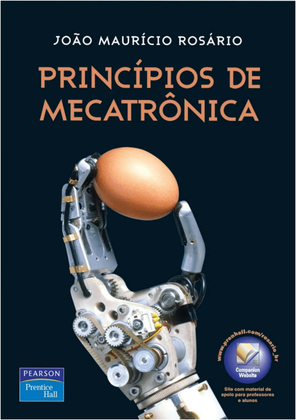 Capa do livro Princípios de Mecatrônica