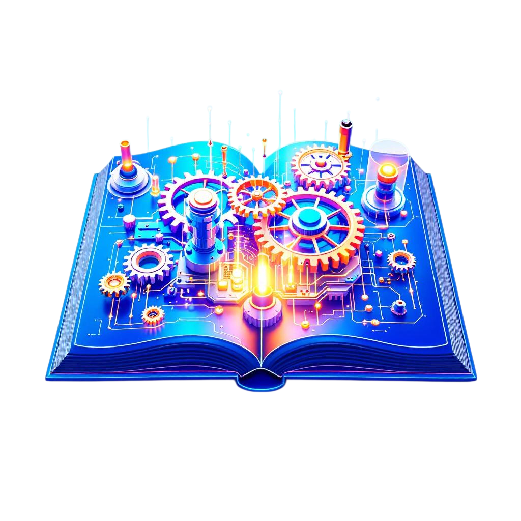 Imagem lateral de Edinel operando robô