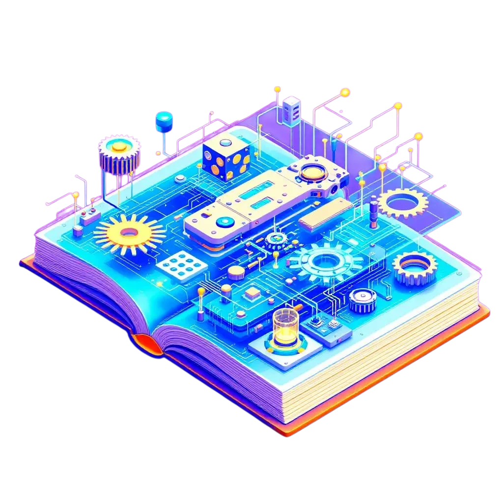 Imagem lateral de Edinel operando robô